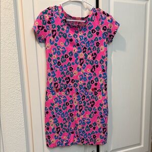 NWOT Lilly Pulitzer pink cheetah print t shirt dress